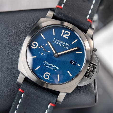 panerai pam1664|Panerai luminor marina blue dial.